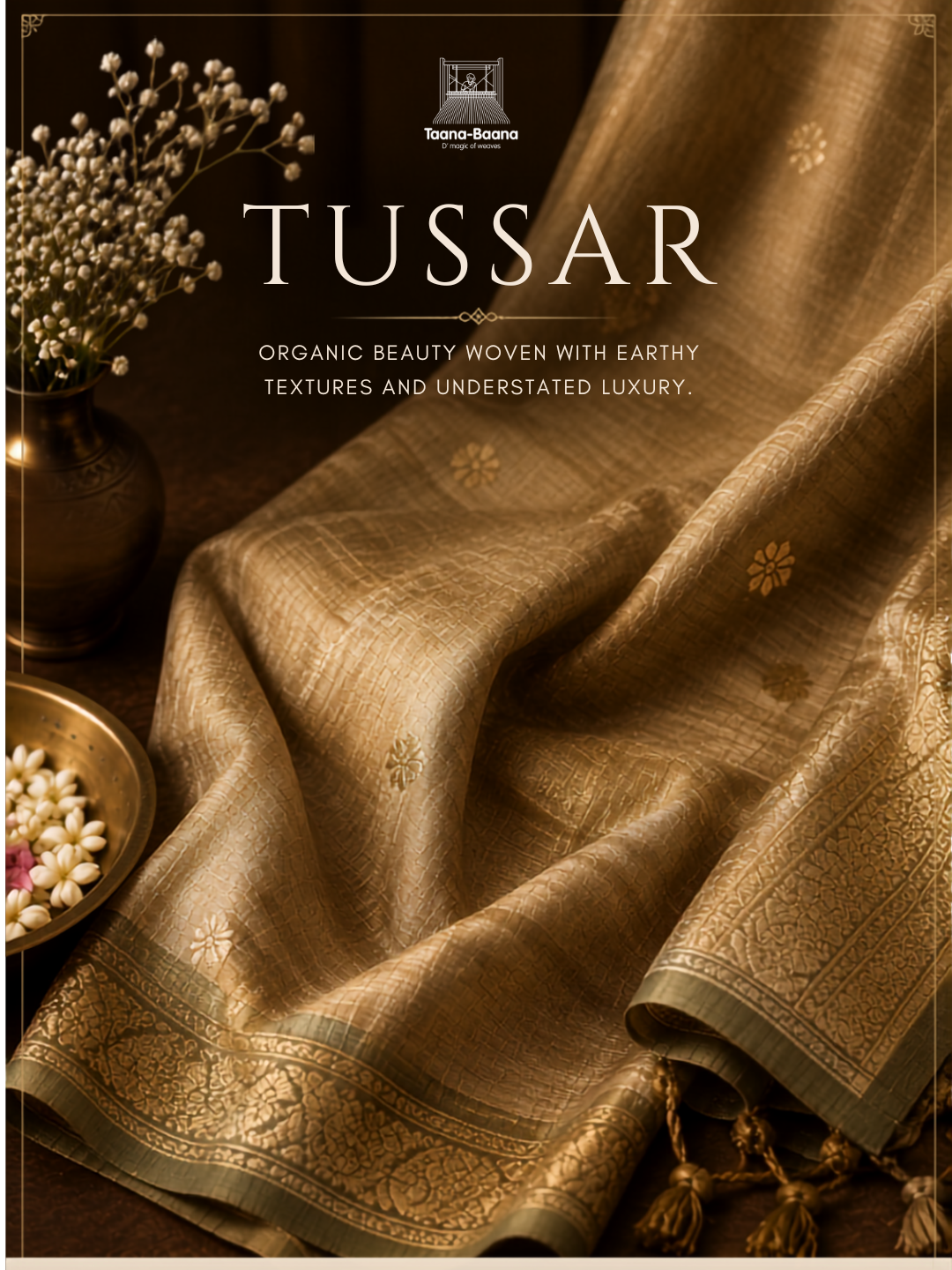 Tussa Silk Sarees